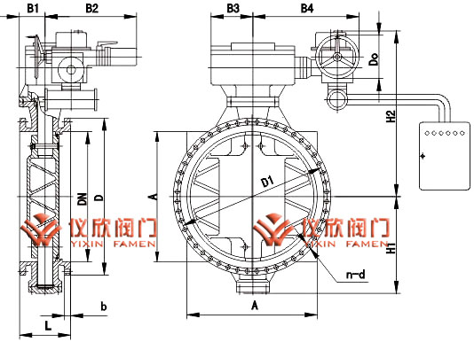 D941X電動(dòng)法蘭蝶閥