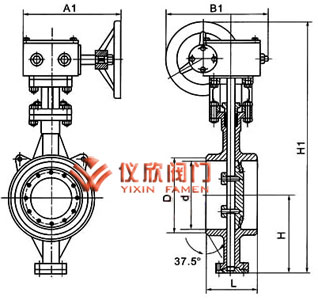 電動對焊式硬密封蝶閥