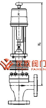 電動高壓角型調節(jié)閥