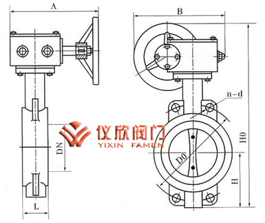 D373H硬密封對(duì)夾蝶閥