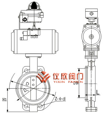 D671F氣動(dòng)軟密封蝶閥