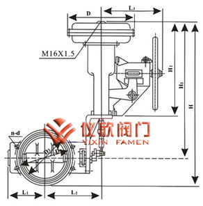 氣動薄膜調(diào)節(jié)蝶閥