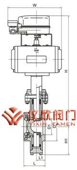 氣動V調節(jié)球閥