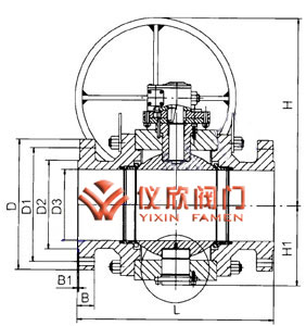 Q347高壓鍛鋼球閥,結(jié)構(gòu)圖