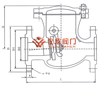 H44旋啟式止回閥